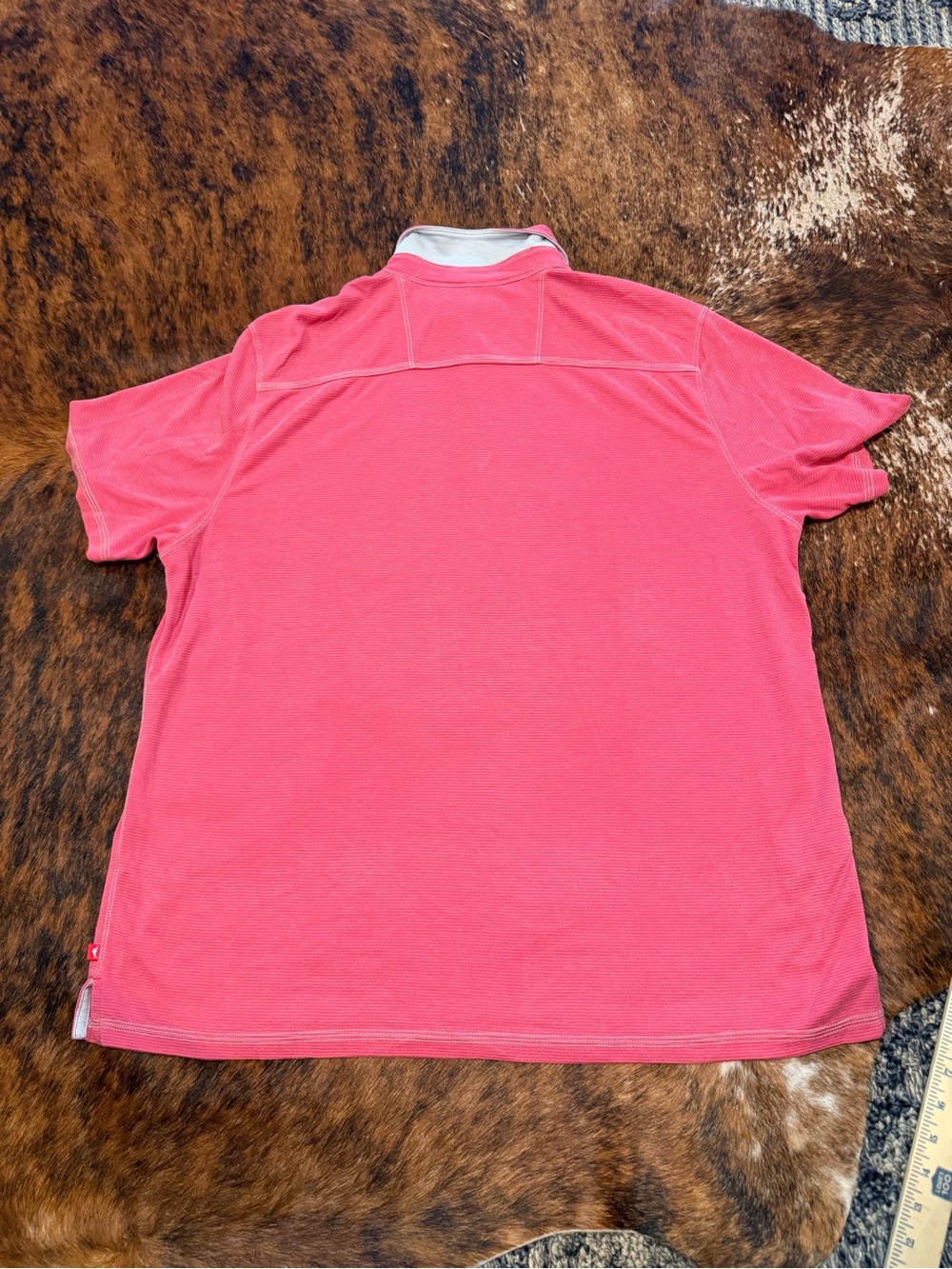 Tommy Bahama  Mens XXL Coral Polo Short Sleeve with Coral Marlin Logo Class - Picture 2 of 11
